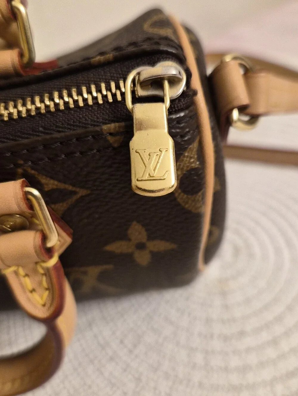 Louis Vuitton Nano Speedy Monogram Crossbody